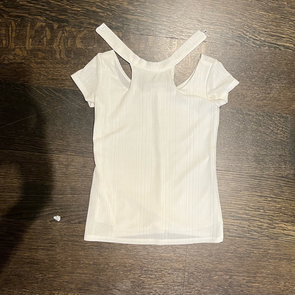 Un deux trios white shirt
